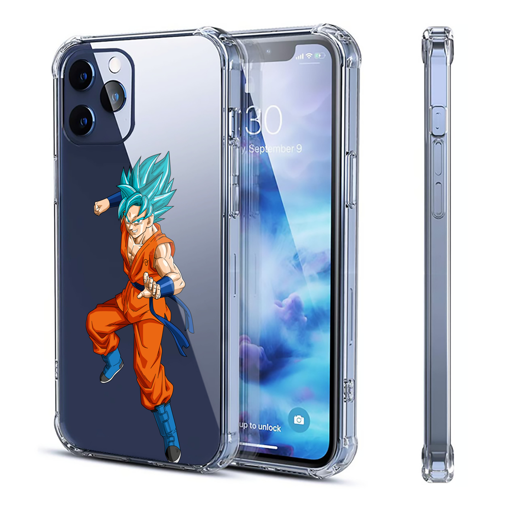 （画像用） ドラゴンボール ベジット DRAGON BALL Vegetto 【iPhone 12シリーズ対応】透明スマホケース（クリアソフトケース）